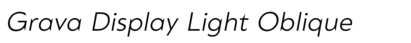 Grava Display Light Oblique image